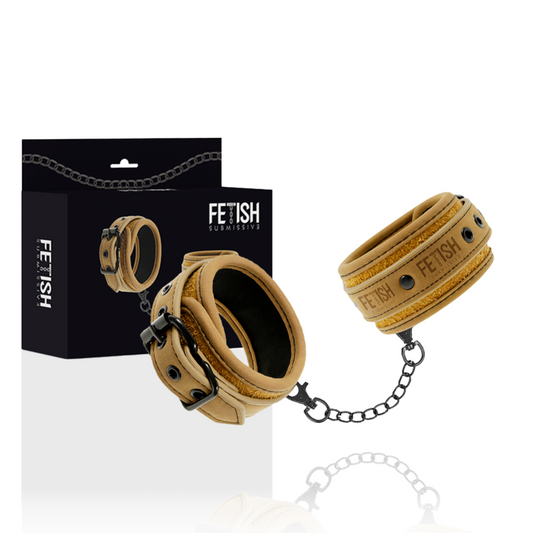 FETISH SUBMISSIVE ORIGEN - MANETTE VEGANE IN PELLE CON FODERA IN NEOPRENE - CHARME VIBE