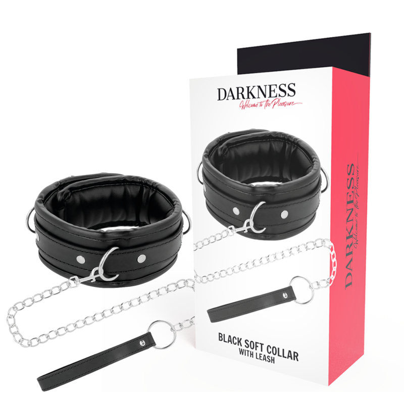 COLLANA IN MORBIDA PELLE CON CATENA - CHARME VIBE