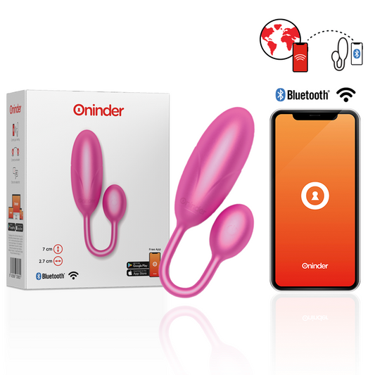 UOVO VIBRANTE DENVER ROSA 7 X 2,7 CM APP GRATUITA - CHARME VIBE