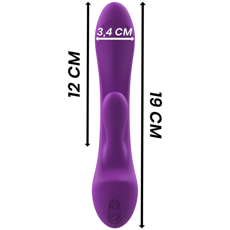VIBRATORE LUIGI RABBIT SILICONE LIQUIDO VIOLA - CHARME VIBE