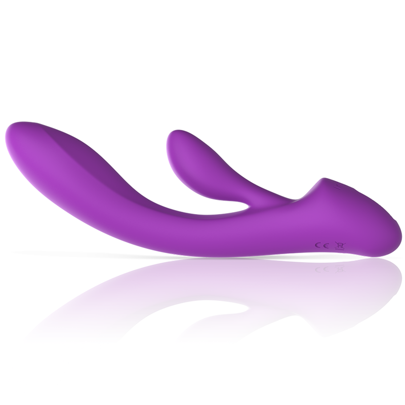 VIBRATORE LUIGI RABBIT SILICONE LIQUIDO VIOLA - CHARME VIBE