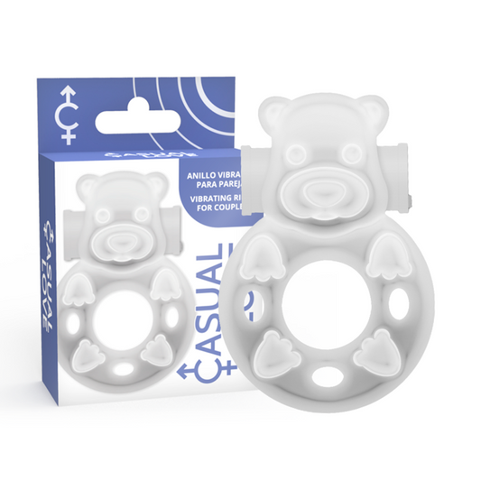 ANELLO VIBRATORE CONIGLIETTO TRASPARENTE - CHARME VIBE