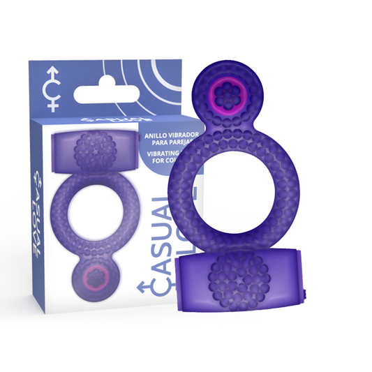 ANELLO DOUBLE PLEASURE LILLA - CHARME VIBE