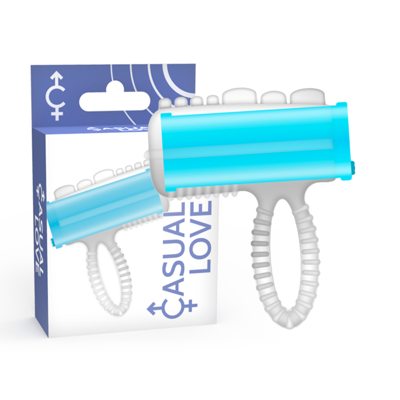 ANELLO LINGUA VIBRANTE BLU - CHARME VIBE