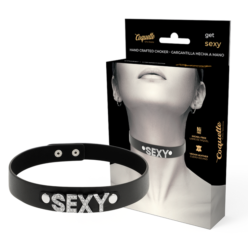 GIROCOLLO SEXY IN PELLE VEGANA - CHARME VIBE