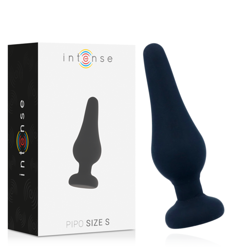 PLUG ANALE PIPO S SILICONE NERO 9,8 CM - CHARME VIBE