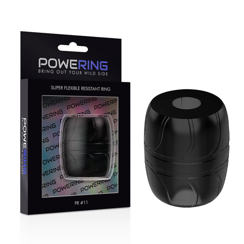 ANELLO PER PENE SUPER FLESSIBILE E RESISTENTE 5 CM PR11 NERO - CHARME VIBE