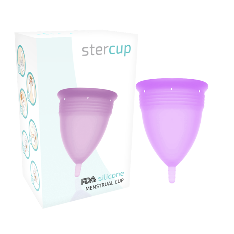 COPPA MESTRUALE IN SILICONE FDA LILLA - TAGLIA S - CHARME VIBE