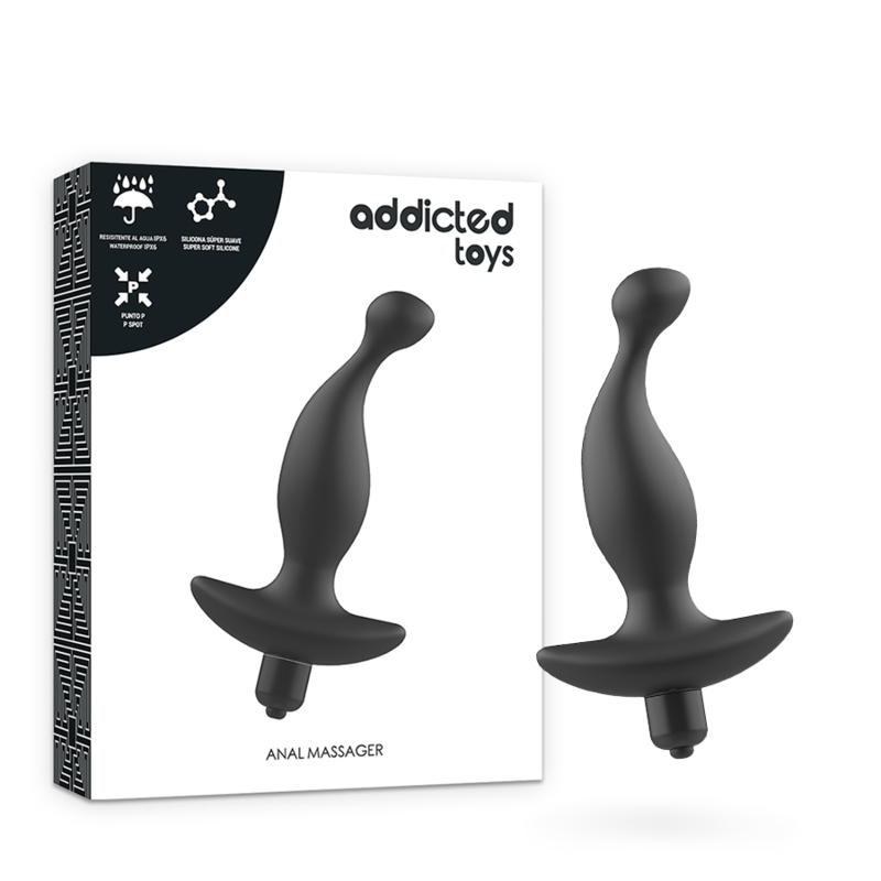 MASSAGGIATORE ANALE CON VIBRAZIONE NERA MODELLO 1 - CHARME VIBE