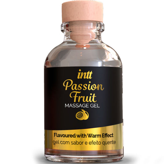 GEL DA MASSAGGIO AL GUSTO DI FRUTTO DELLA PASSIONE CON EFFETTO CALORE - CHARME VIBE
