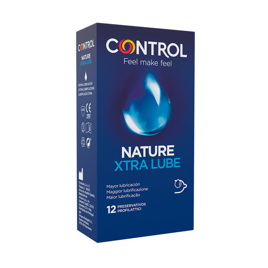 ADAPTA NATURE EXTRALUBE CONDOMS 12 UNITS - CHARME VIBE