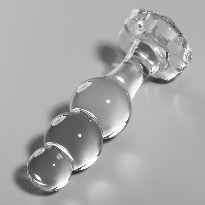 MODELLO 1 TAPPO VETRO BOROSILICATO TRASPARENTE 10.5 CM O 3 CM - CHARME VIBE