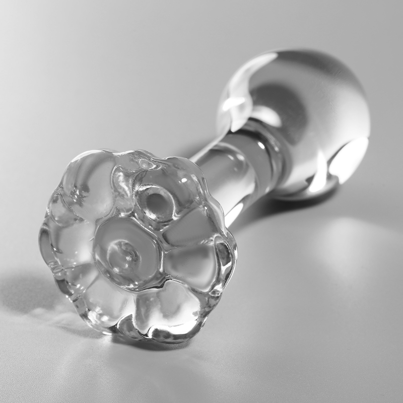 MODELLO 2 PLUG ANALE VETRO BOROSILICATO TRASPARENTE 11 CM O 3.5 CM - CHARME VIBE