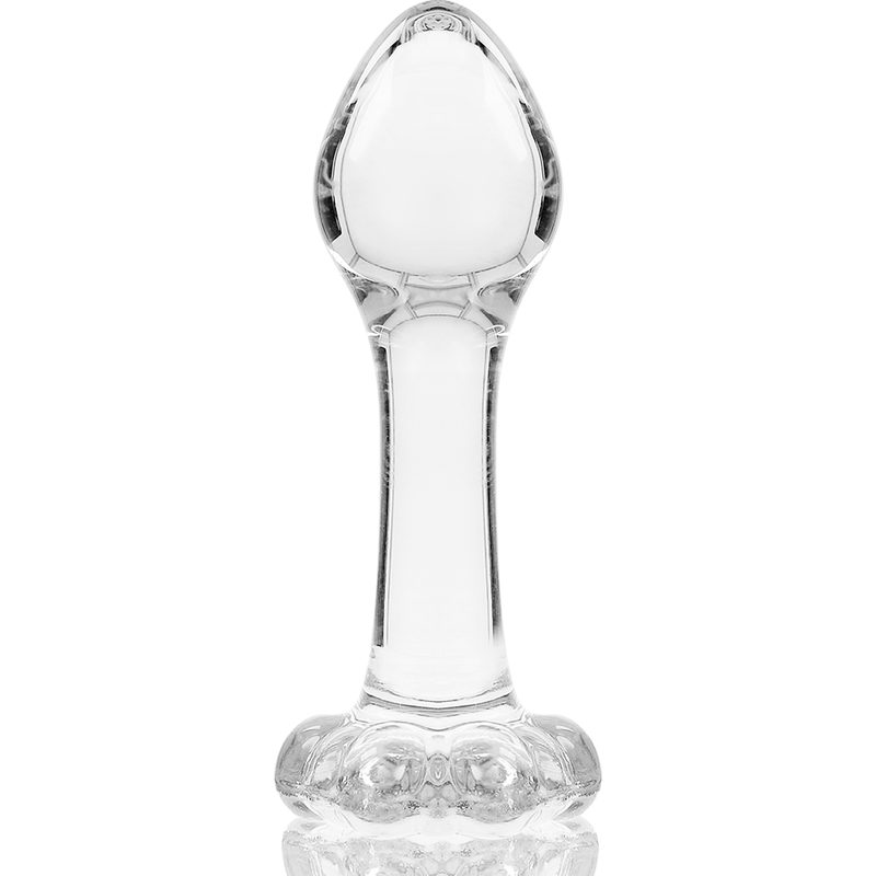 MODELLO 2 PLUG ANALE VETRO BOROSILICATO TRASPARENTE 11 CM O 3.5 CM - CHARME VIBE