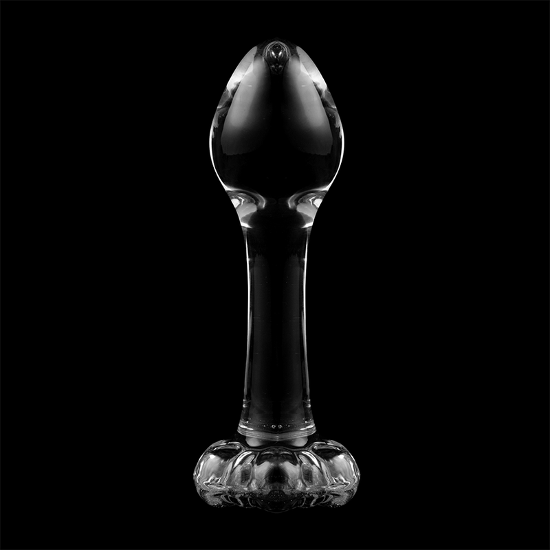 MODELLO 2 PLUG ANALE VETRO BOROSILICATO TRASPARENTE 11 CM O 3.5 CM - CHARME VIBE