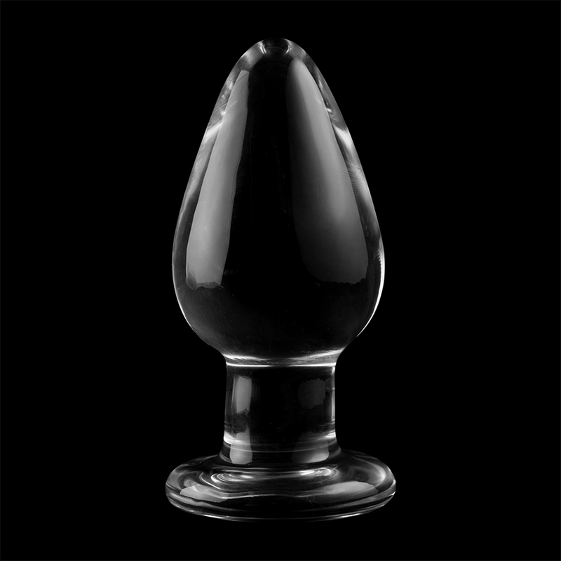 MODELLO 3 PLUG ANALE VETRO BOROSILICATO TRASPARENTE 11 CM O 5 CM - CHARME VIBE