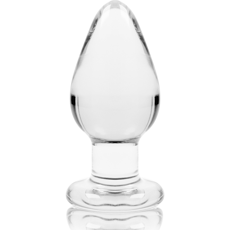 MODELLO 3 PLUG ANALE VETRO BOROSILICATO TRASPARENTE 11 CM O 5 CM - CHARME VIBE