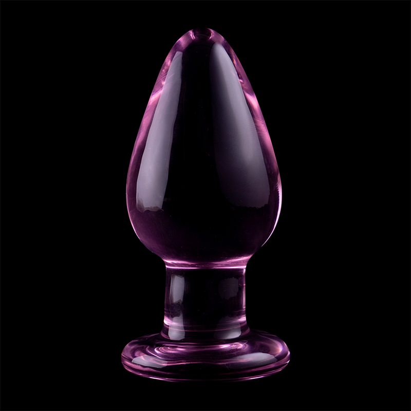 MODELLO 3 PLUG ANALE VETRO BOROSILICATO ROSA 11 CM O 5 CM - CHARME VIBE