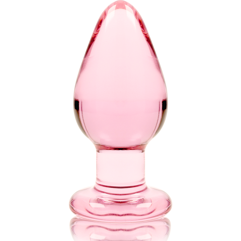 MODELLO 3 PLUG ANALE VETRO BOROSILICATO ROSA 11 CM O 5 CM - CHARME VIBE