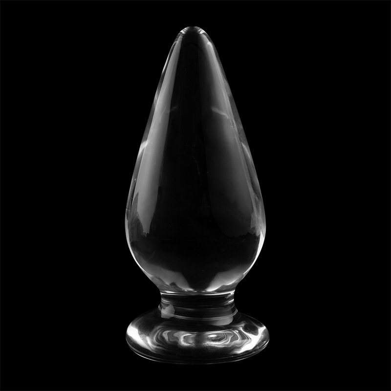 MODELLO 4 PLUG ANALE VETRO BOROSILICATO TRASPARENTE 11 CM O 5 CM - CHARME VIBE