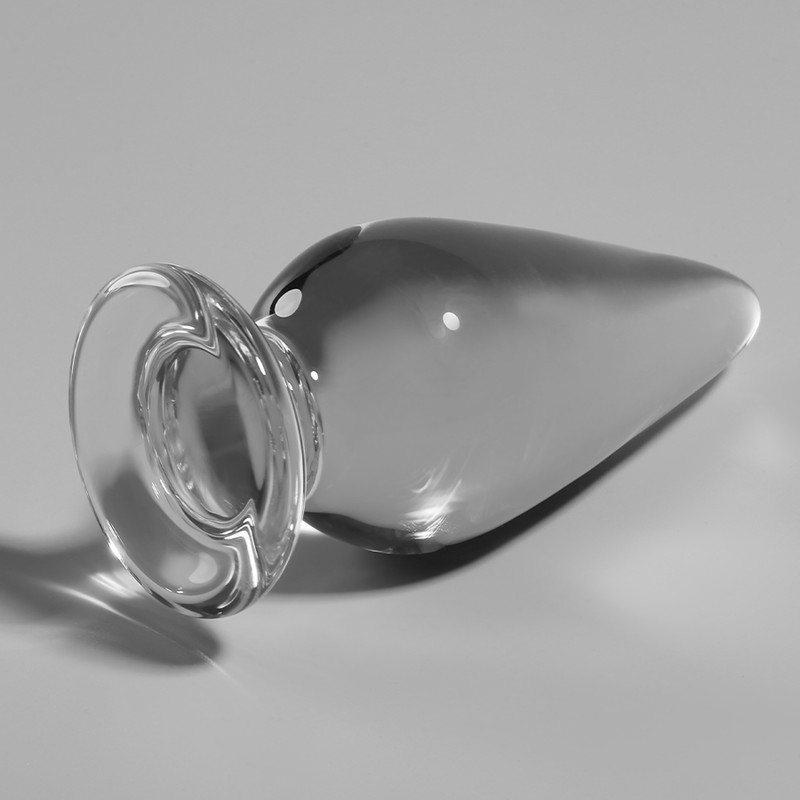 MODELLO 4 PLUG ANALE VETRO BOROSILICATO TRASPARENTE 11 CM O 5 CM - CHARME VIBE