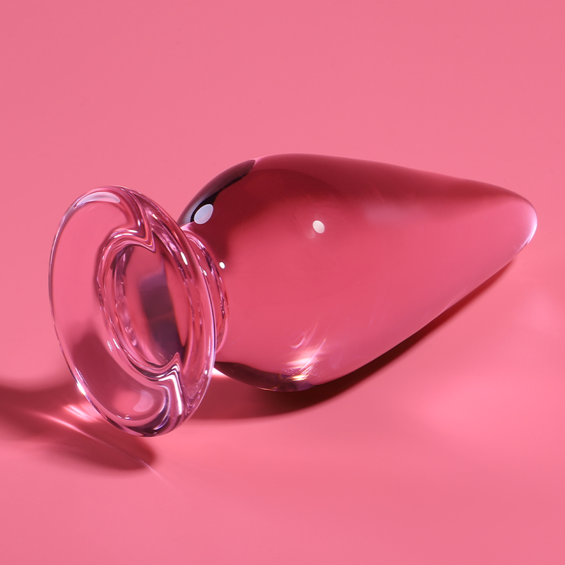 MODELLO 4 PLUG ANALE VETRO BOROSILICATO ROSA 11 CM O 5 CM - CHARME VIBE