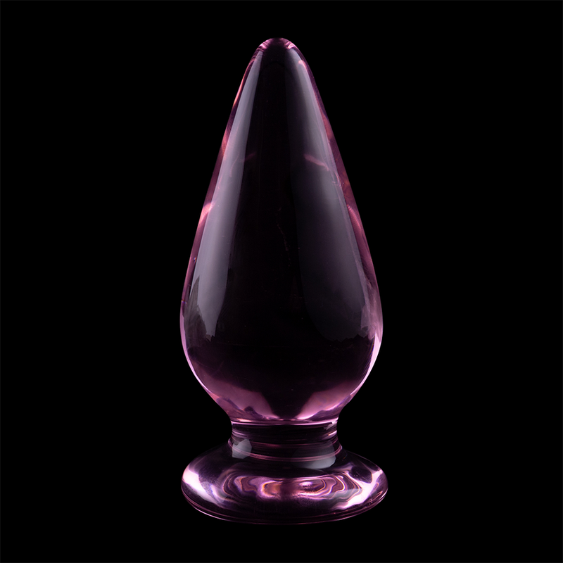 MODELLO 4 PLUG ANALE VETRO BOROSILICATO ROSA 11 CM O 5 CM - CHARME VIBE