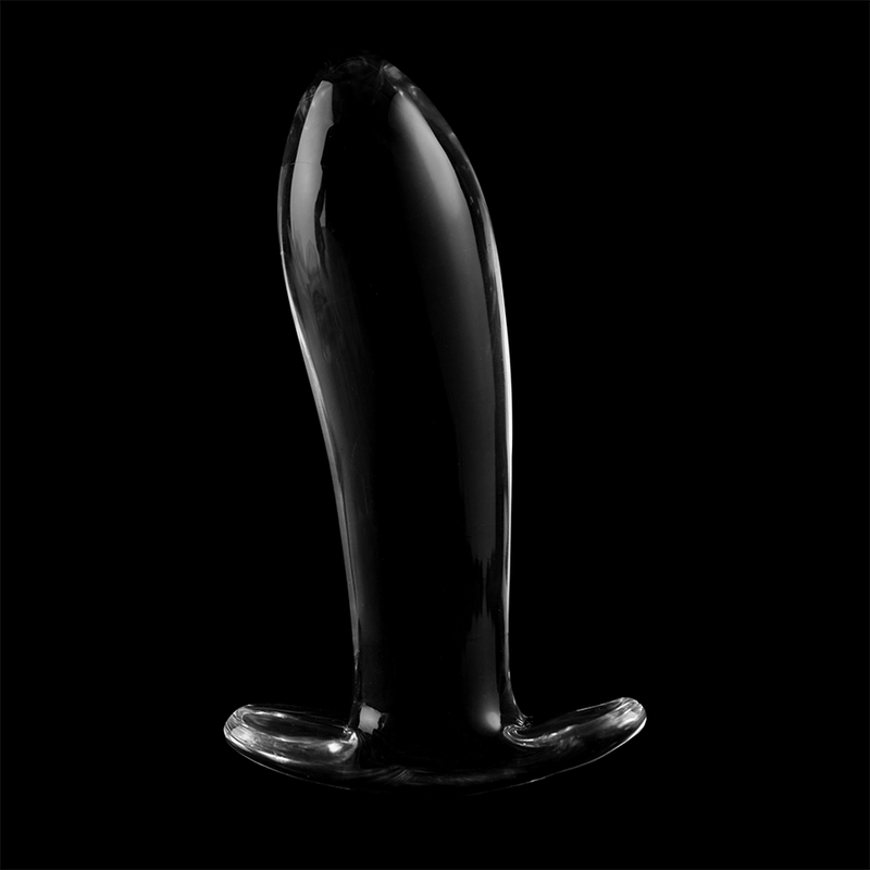 MODELLO 5 PLUG ANALE VETRO BOROSILICATO TRASPARENTE 12.5 CM O 3.5 CM - CHARME VIBE