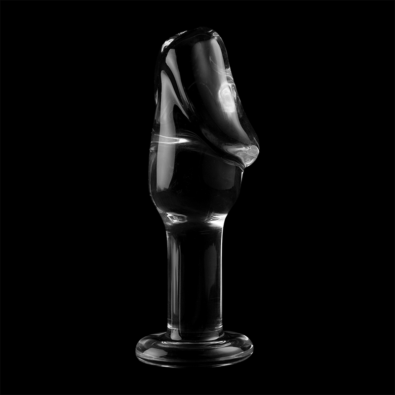 MODELLO 6 PLUG ANALE VETRO BOROSILICATO TRASPARENTE 12.5 CM O 4 CM - CHARME VIBE