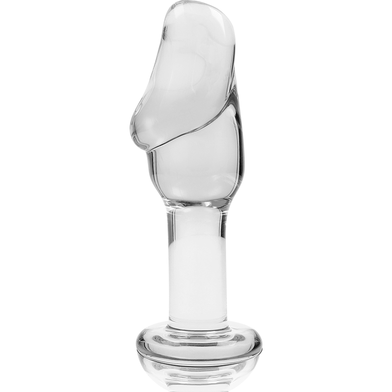 MODELLO 6 PLUG ANALE VETRO BOROSILICATO TRASPARENTE 12.5 CM O 4 CM - CHARME VIBE