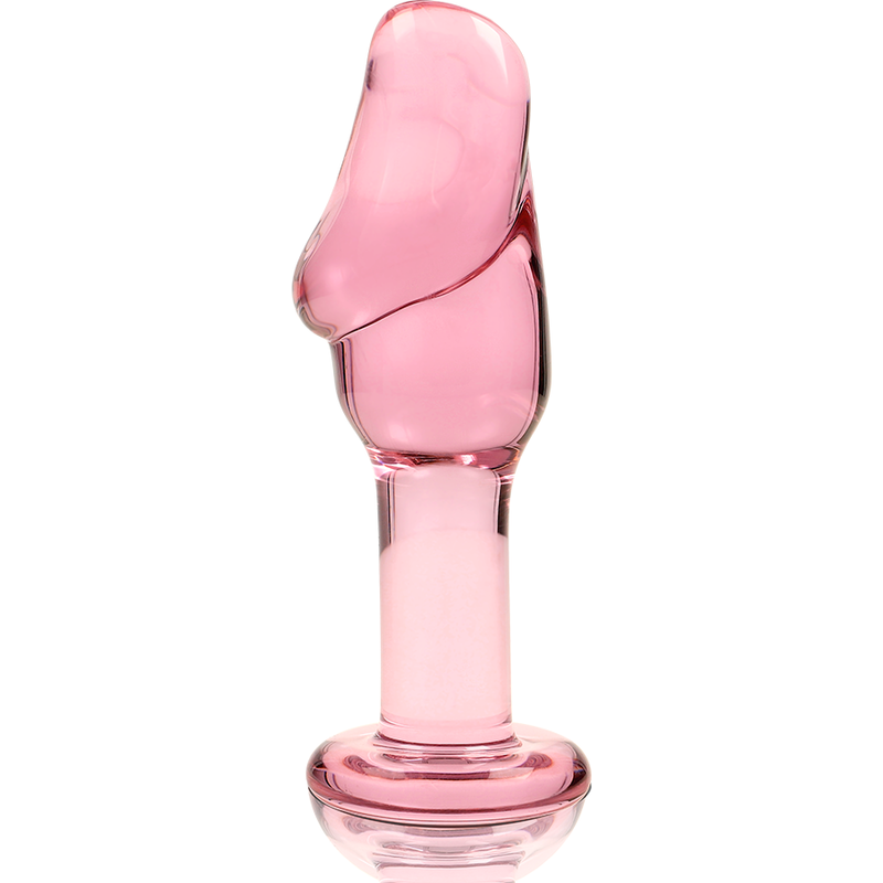 MODELLO 6 PLUG ANALE VETRO BOROSILICATO ROSA 12.5 CM O 4 CM - CHARME VIBE