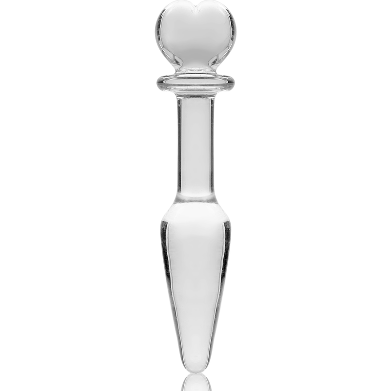 MODELLO 7 PLUG ANALE VETRO BOROSILICATO TRASPARENTE 13.5 CM O 3 CM - CHARME VIBE