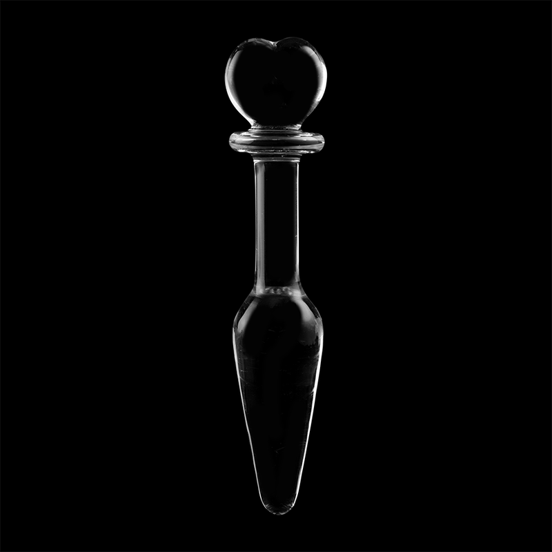 MODELLO 7 PLUG ANALE VETRO BOROSILICATO TRASPARENTE 13.5 CM O 3 CM - CHARME VIBE