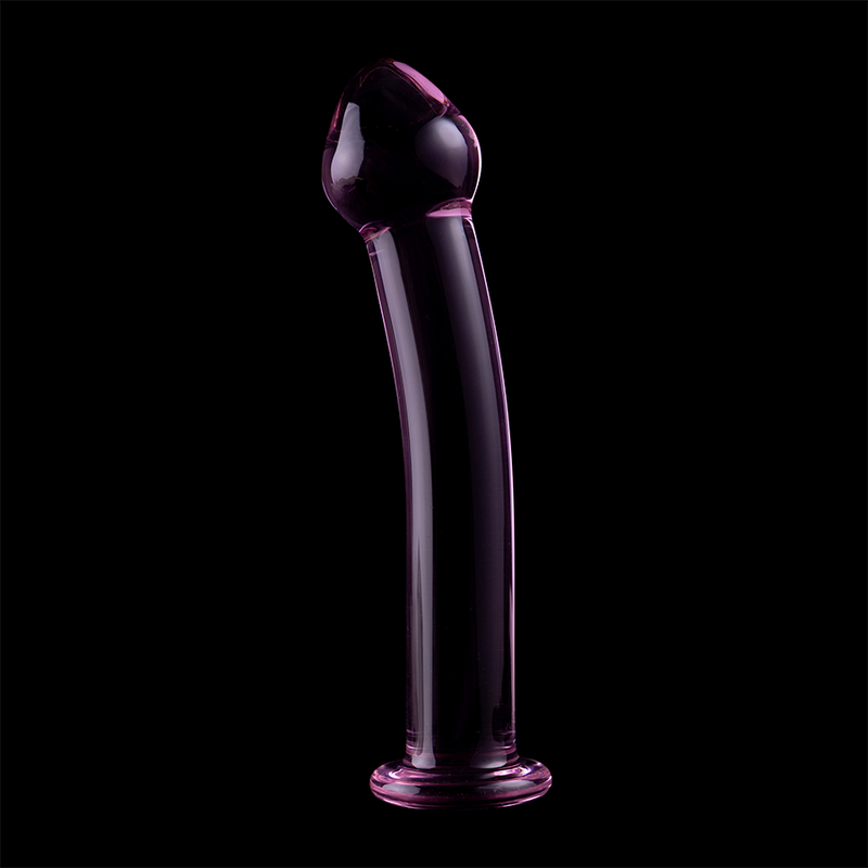 MODELLO 11 DILDO IN VETRO BOROSILICATO ROSA 16 CM O 3 CM - CHARME VIBE