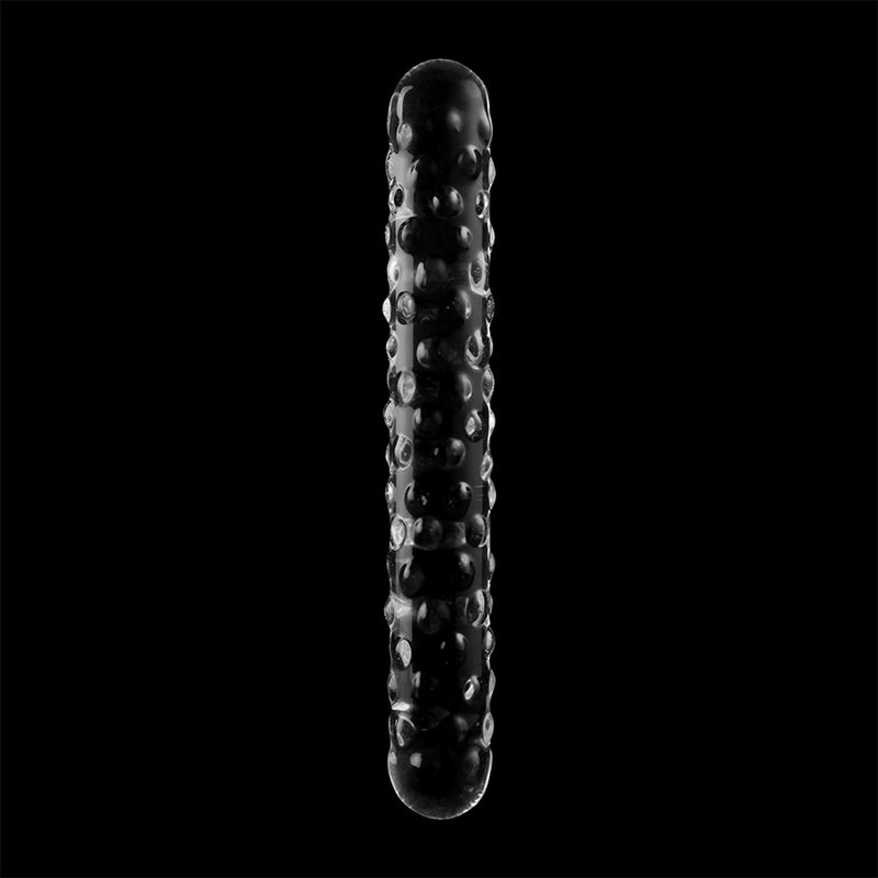 MODELLO 15 DILDO IN VETRO BOROSILICATO TRASPARENTE 18.5 CM O 3 CM - CHARME VIBE
