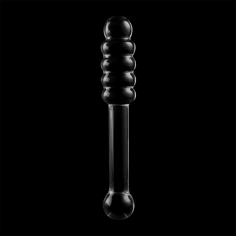 MODELLO 20 DILDO IN VETRO BOROSILICATO TRASPARENTE 20.5 CM O 3 CM - CHARME VIBE
