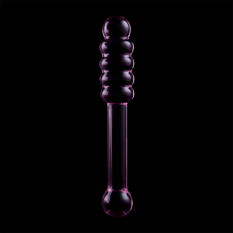 MODELLO 20 DILDO IN VETRO BOROSILICATO ROSA 20.5 CM O 3 CM - CHARME VIBE
