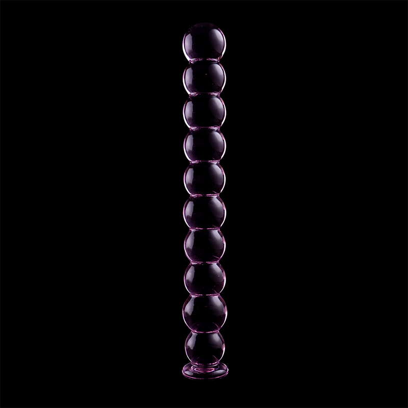 MODELLO 22 DILDO IN VETRO BOROSILICATO ROSA 21.5 CM O 2.5 CM - CHARME VIBE
