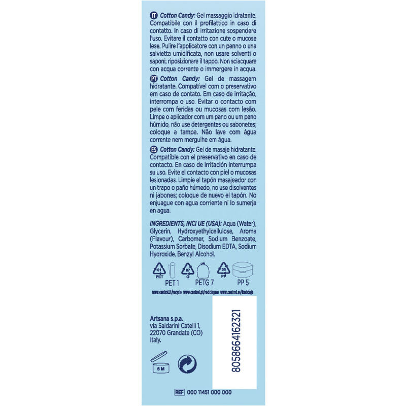 GEL DA MASSAGGIO ZUCCHERO FIOTATO 3 IN 1 200 ML - CHARME VIBE