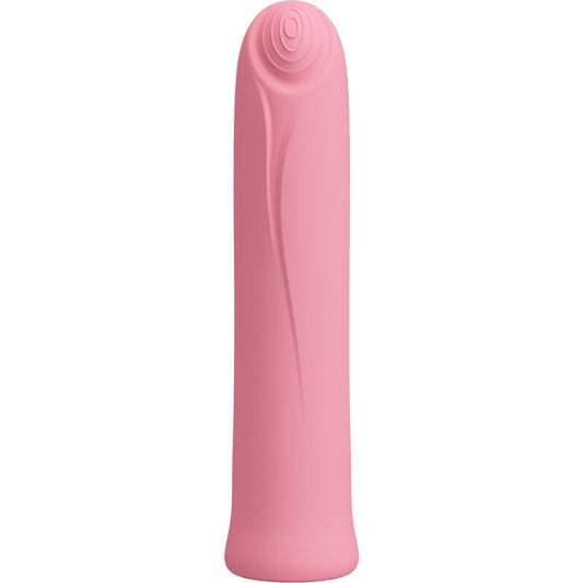 VIBRATORE CURTIS MINI SUPER POWER 12 VIBRAZIONI IN SILICONE ROSA - CHARME VIBE