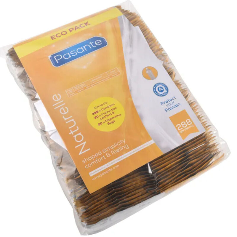PRESERVATIVI ECO PACK NATURELLE BORSA 288 UNIT - CHARME VIBE