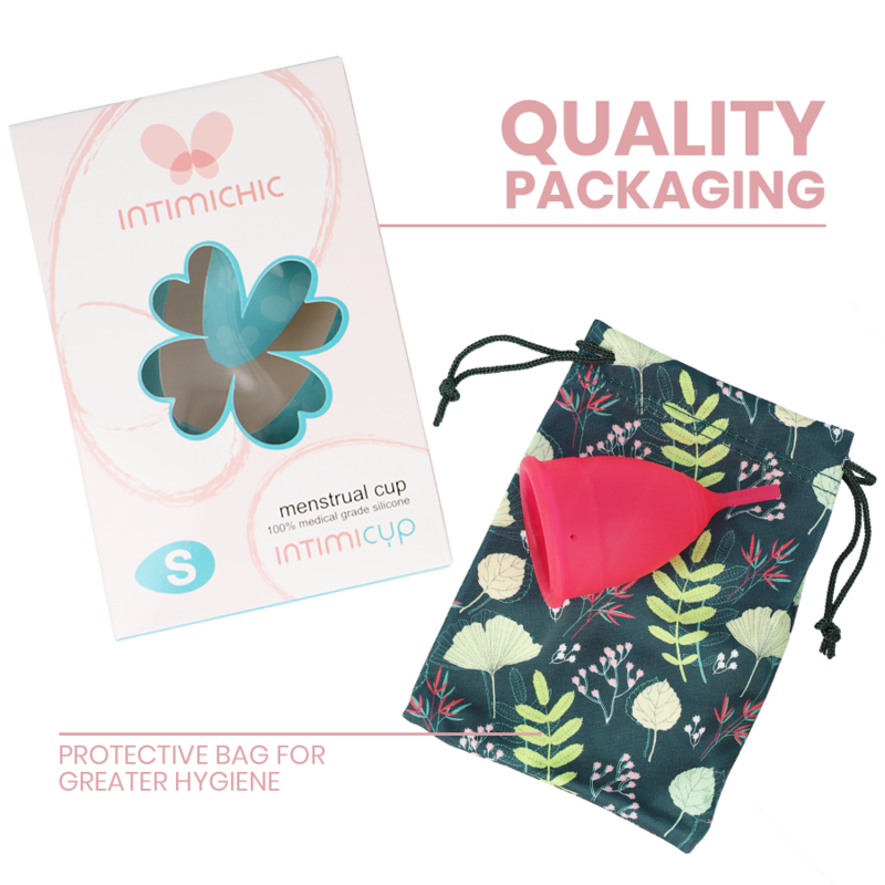 COPPA MESTRUALE IN SILICONE GRADO MEDICO - TAGLIA S - CHARME VIBE