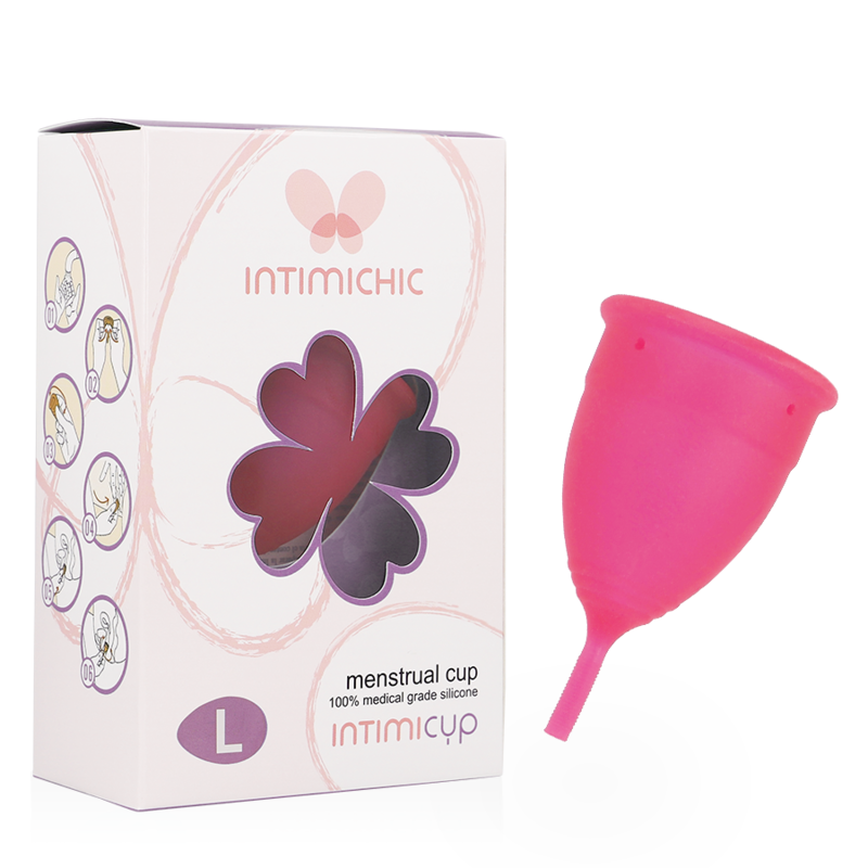 COPPA MESTRUALE IN SILICONE GRADO MEDICO - TAGLIA L - CHARME VIBE