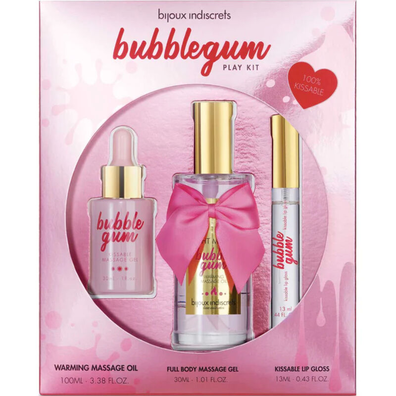 INDISCRETS KIT BUBBLEGUM PLAY CON OLIO GEL E LUCIDA LABBRA - CHARME VIBE