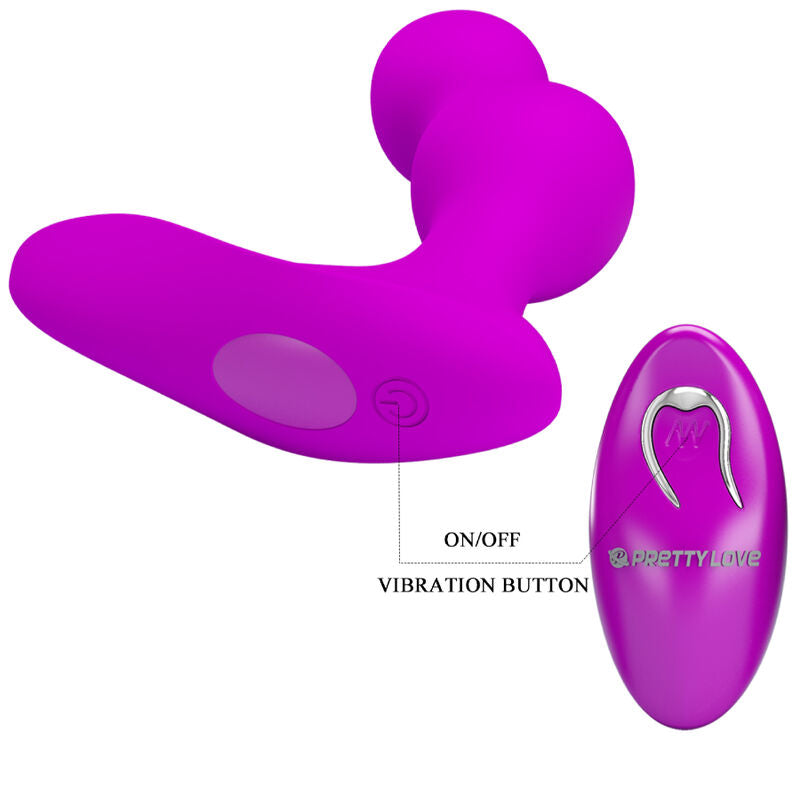 MASSAGGIATORE VIBRATORE ANALE TERRANCE CON TELECOMANDO - CHARME VIBE