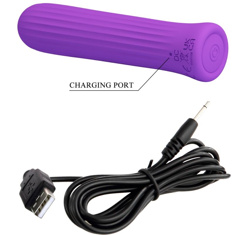 VIBRATORE STIMOLATORE BLANCHE LILLA - CHARME VIBE