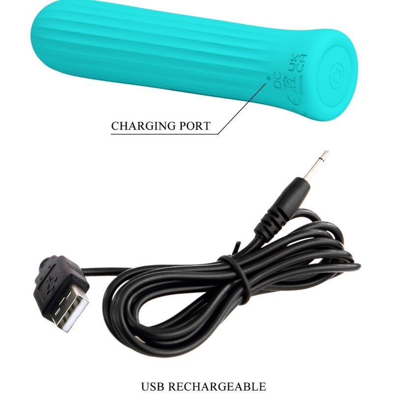VIBRATORE STIMOLATORE BLANCHE BLU - CHARME VIBE