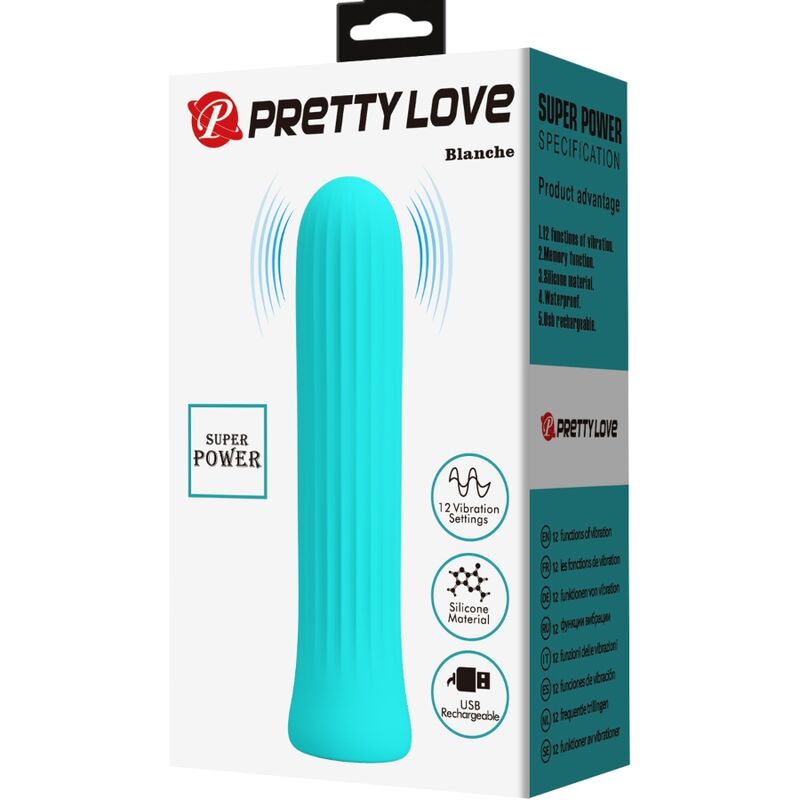 VIBRATORE STIMOLATORE BLANCHE BLU - CHARME VIBE