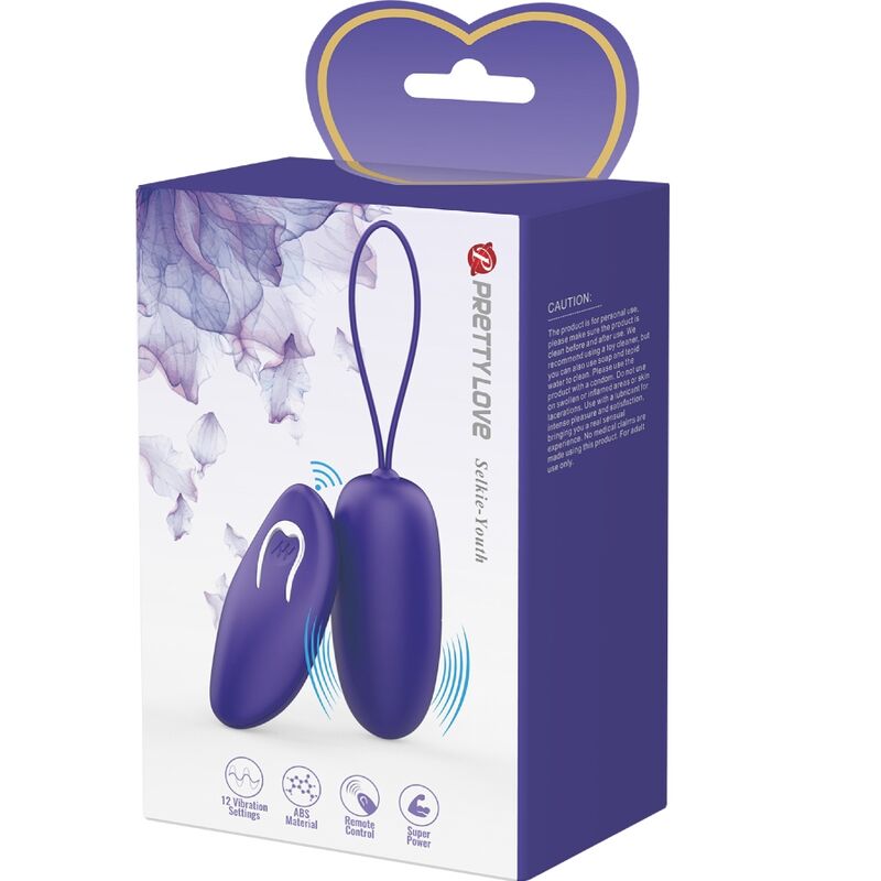TELECOMANDO SELKIE YOUTH MINI UOVO VIBRANTE VIOLETTO - CHARME VIBE
