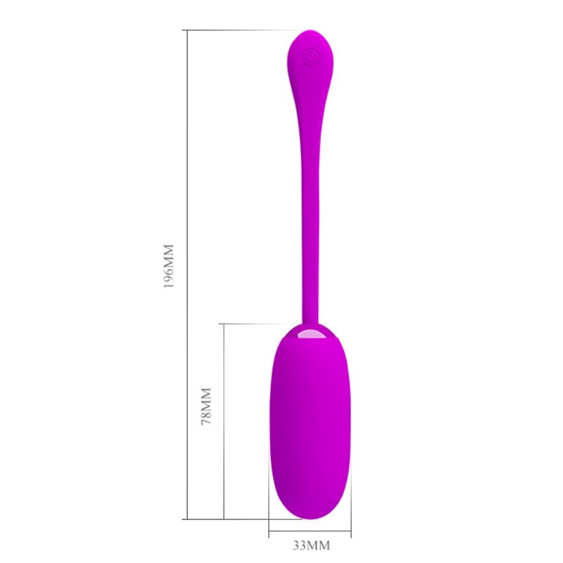 UOVO VIBRANTE JULIUS IMPERMEABILERICARICABILE VIOLA - CHARME VIBE
